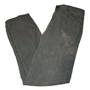 Cabelas Mens Green Pants Size 32x34 Custom Bleached